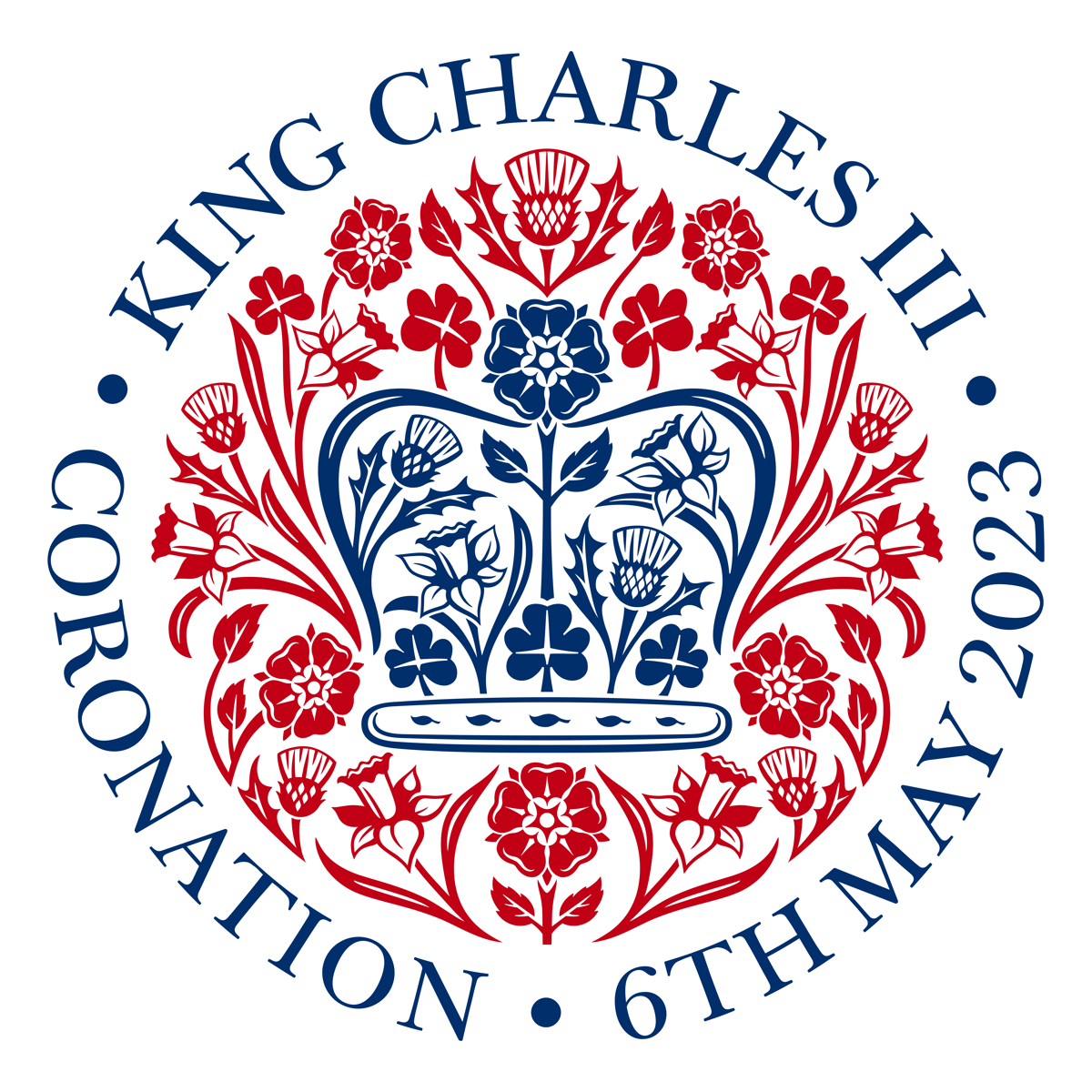Original Red and Blue Coronation Logo